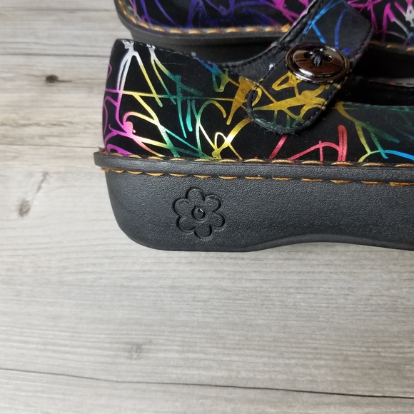 Ingaro Mary Jane Multi-Color Button Clogs - Picture 9 of 11